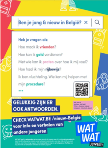Affiche 'Ben je jong en nieuw in België'